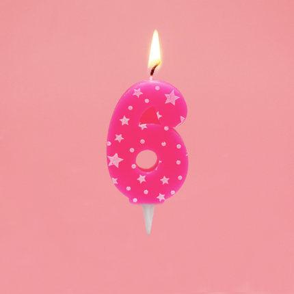 0-8 Years Birthday Candle New Girls Kids Birthday Numbers Candle Cake Candles Colorful Birthday Cake Candles for Kids Adults Number Cake Topper Decoration For Birthday Wedding Crown Smoke-free Cake Candles for For Cake Party Supplies