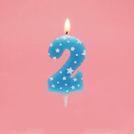 0-8 Years Birthday Candle New Girls Kids Birthday Numbers Candle Cake Candles Colorful Birthday Cake Candles for Kids Adults Number Cake Topper Decoration For Birthday Wedding Crown Smoke-free Cake Candles for For Cake Party Supplies