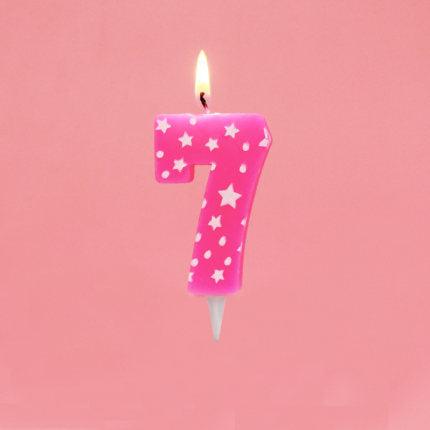 0-8 Years Birthday Candle New Girls Kids Birthday Numbers Candle Cake Candles Colorful Birthday Cake Candles for Kids Adults Number Cake Topper Decoration For Birthday Wedding Crown Smoke-free Cake Candles for For Cake Party Supplies