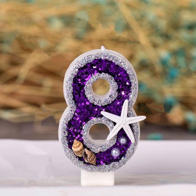 0-9 Number Cake Candle Polka Dot Number Candles Colorful Star Birthday Cake 0-9 Candles For Birthday Wedding Anniversary Reunions Theme Party Decoration Cupcake Topper Decoration Supplies Birthday Number Candle For Girl Boys Kid Cake Decoration Tools