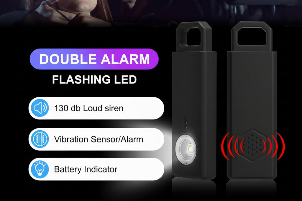 Anti Spier Self-Defense Security Alarm With Motion Sensor & LED