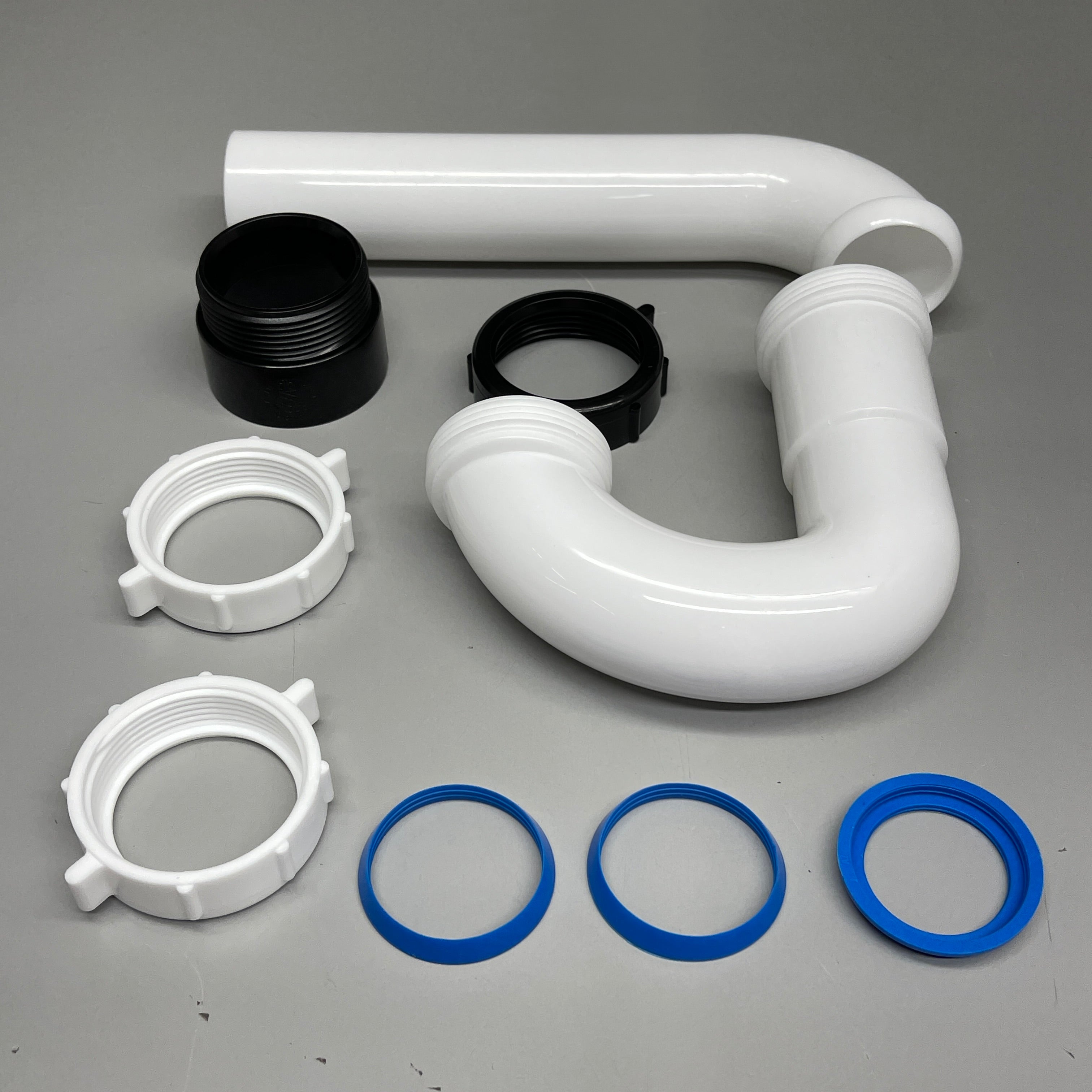DB DEARBORN 1-1/2” P-Trap w/ Threaded ABS Adapter White P9704AB