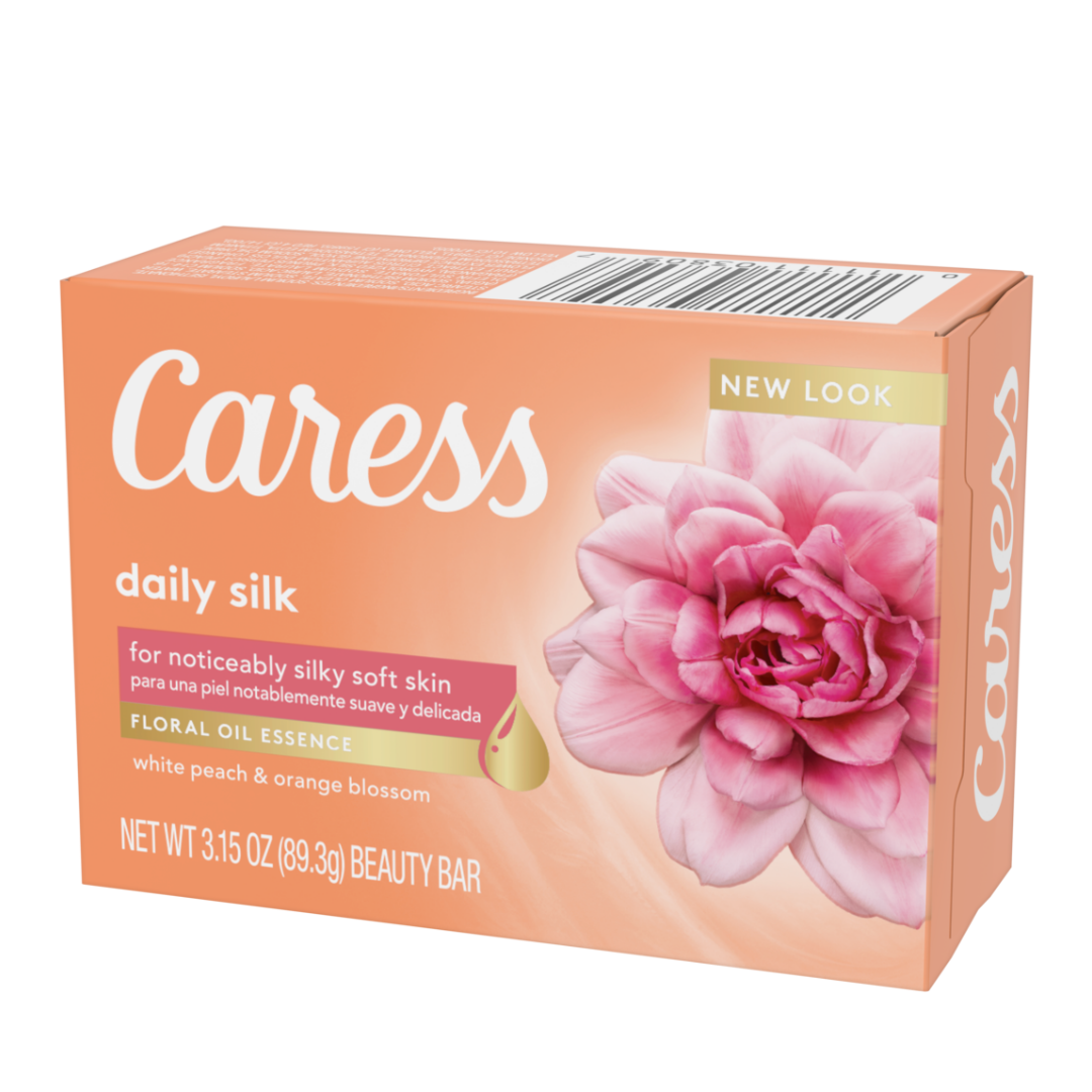 Caress Daily Silk White Peach & Orange Blossom Beauty Bar (3.15oz)