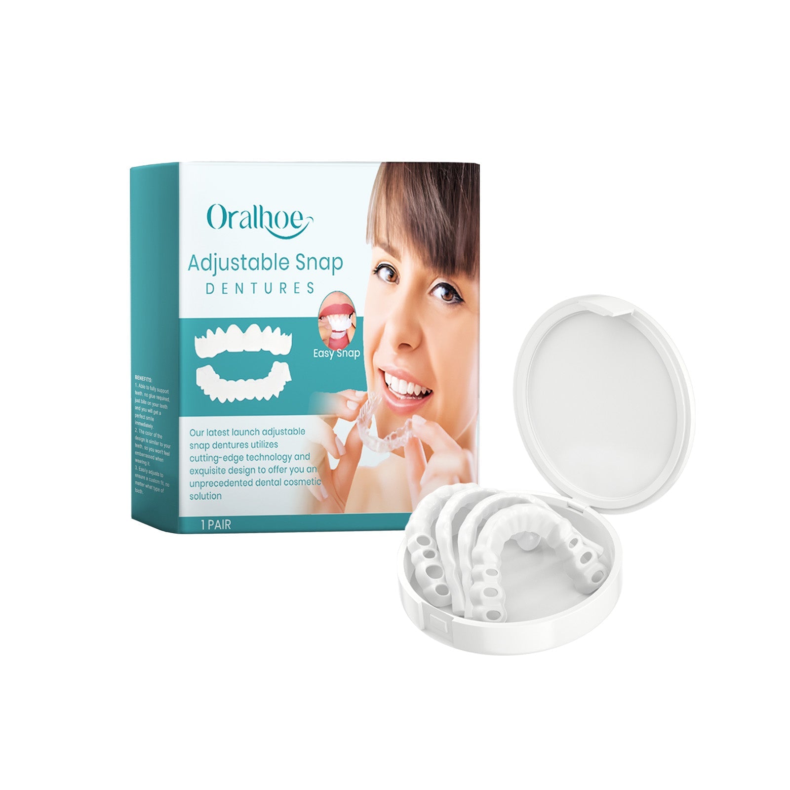 Adjustable Buckle Dentures, Comfortable Adjustable Dentures To Fit The Mouth Chewing Force And Fit The Teeth