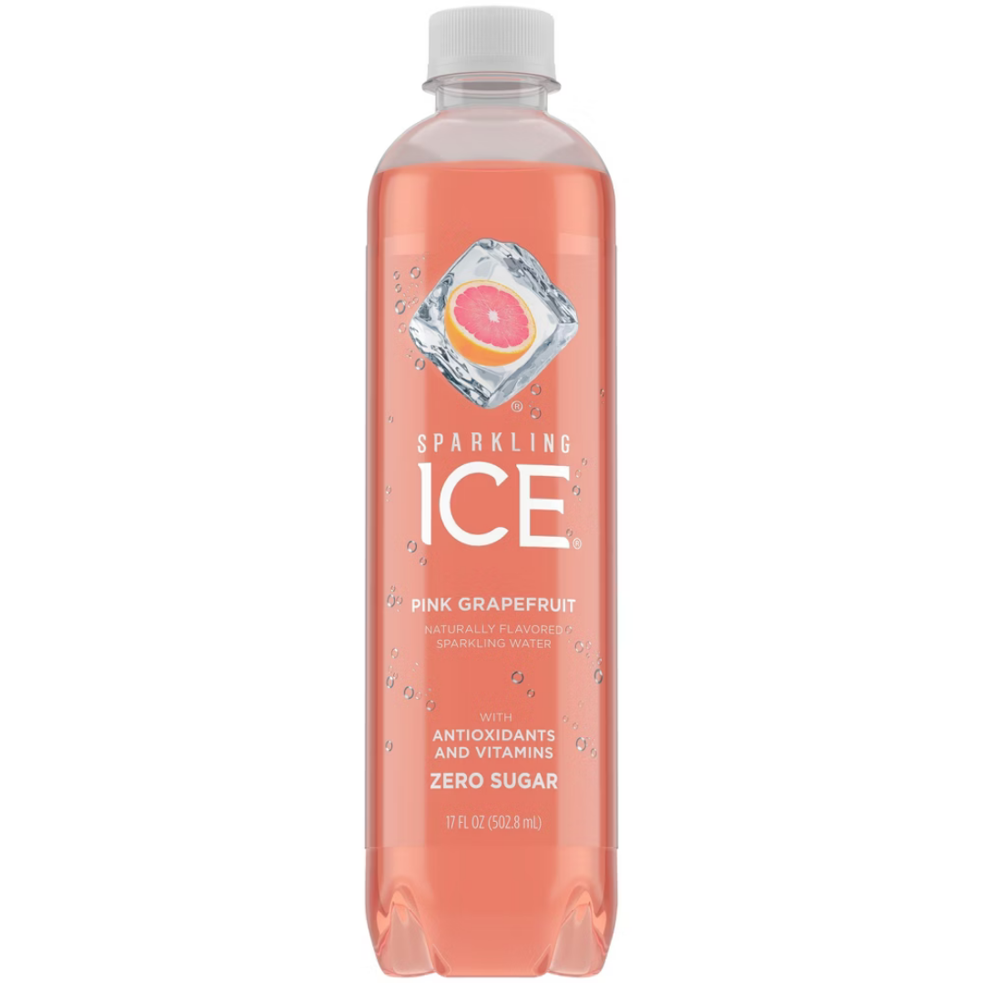 Sparkling Ice Pink Grapefruit Flavored Sparkling Water (17oz)