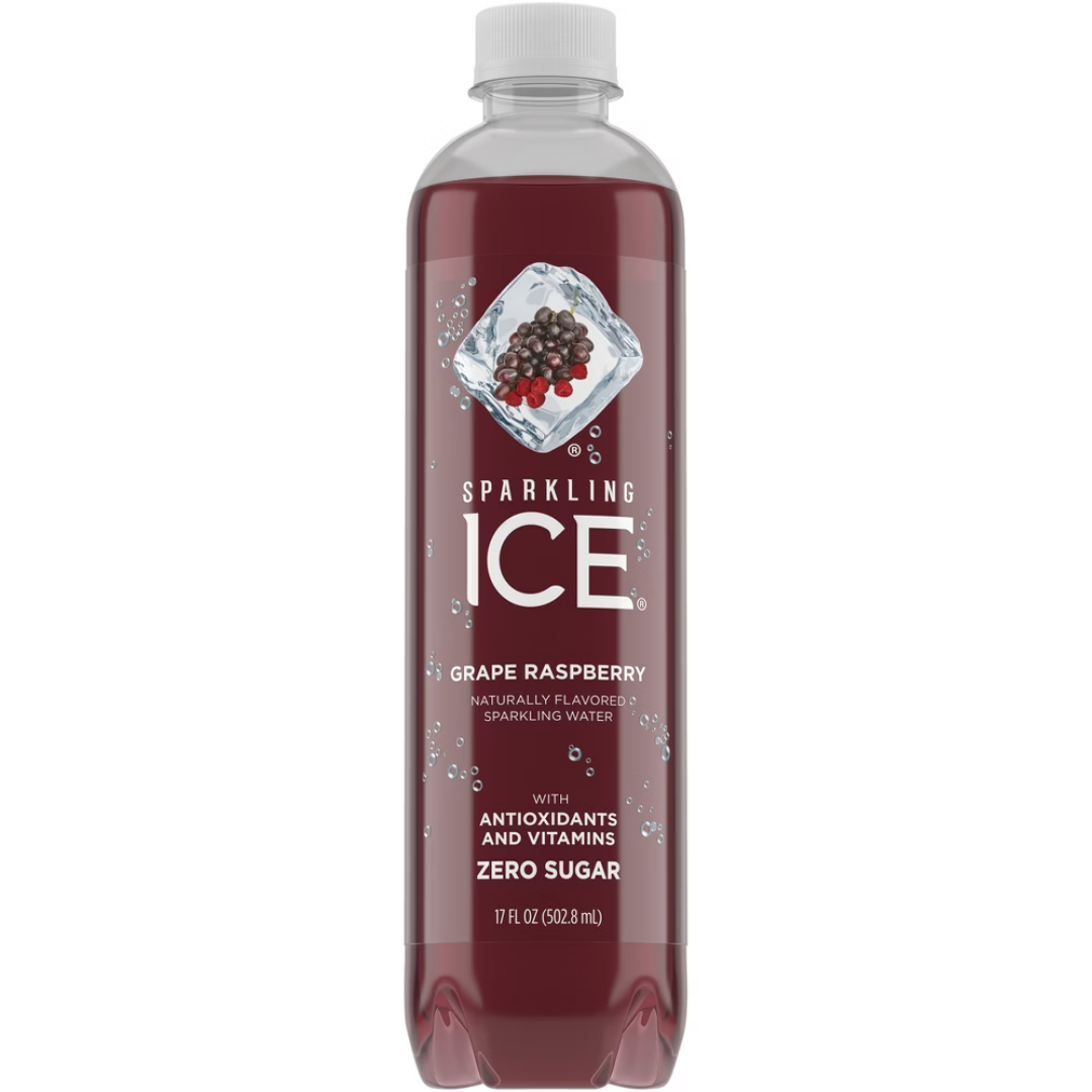 Sparkling Ice Grape Raspberry Flavored Sparkling Water (17oz)
