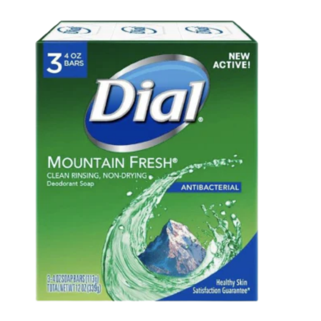 Dial Bar Soap Variety Pack (3 Bars, 4oz Each)