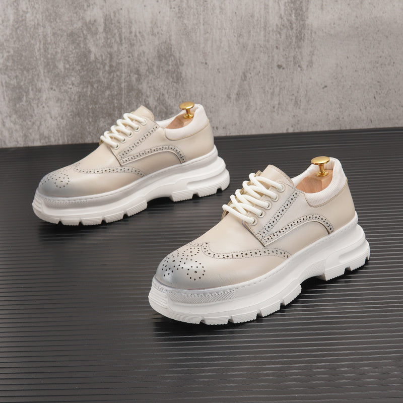 Hair Stylist's Internal Heightening Casual Shoes