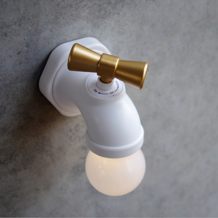Faucet Night Light Vintage Desk Lamp USB Lamp