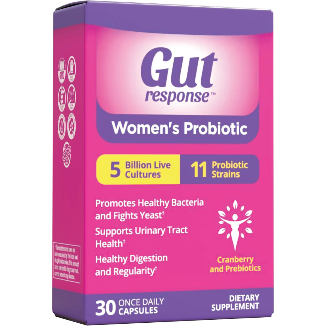 Gut Response Women's Probiotic Cranberry 5B CFU 30 Capsules
