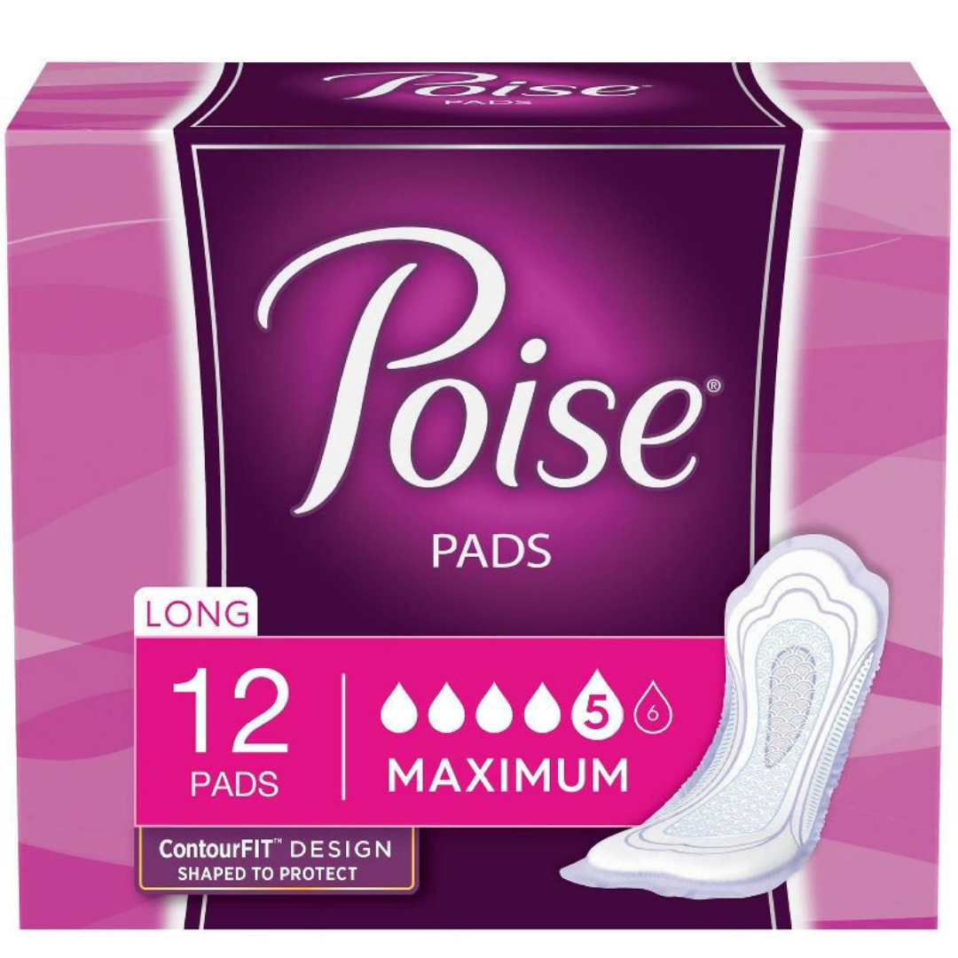Poise Fresh Protection Maximum Long Pads (12 Pads)