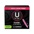U by Kotex Click Compact Tampons Super (16ct)