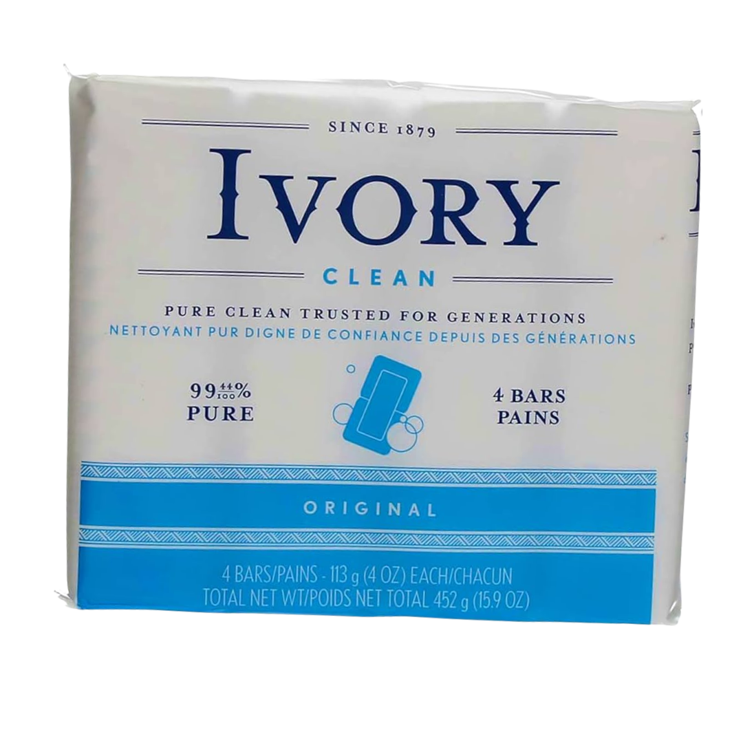 IVORY Original Bar Soap 4 x 4 oz