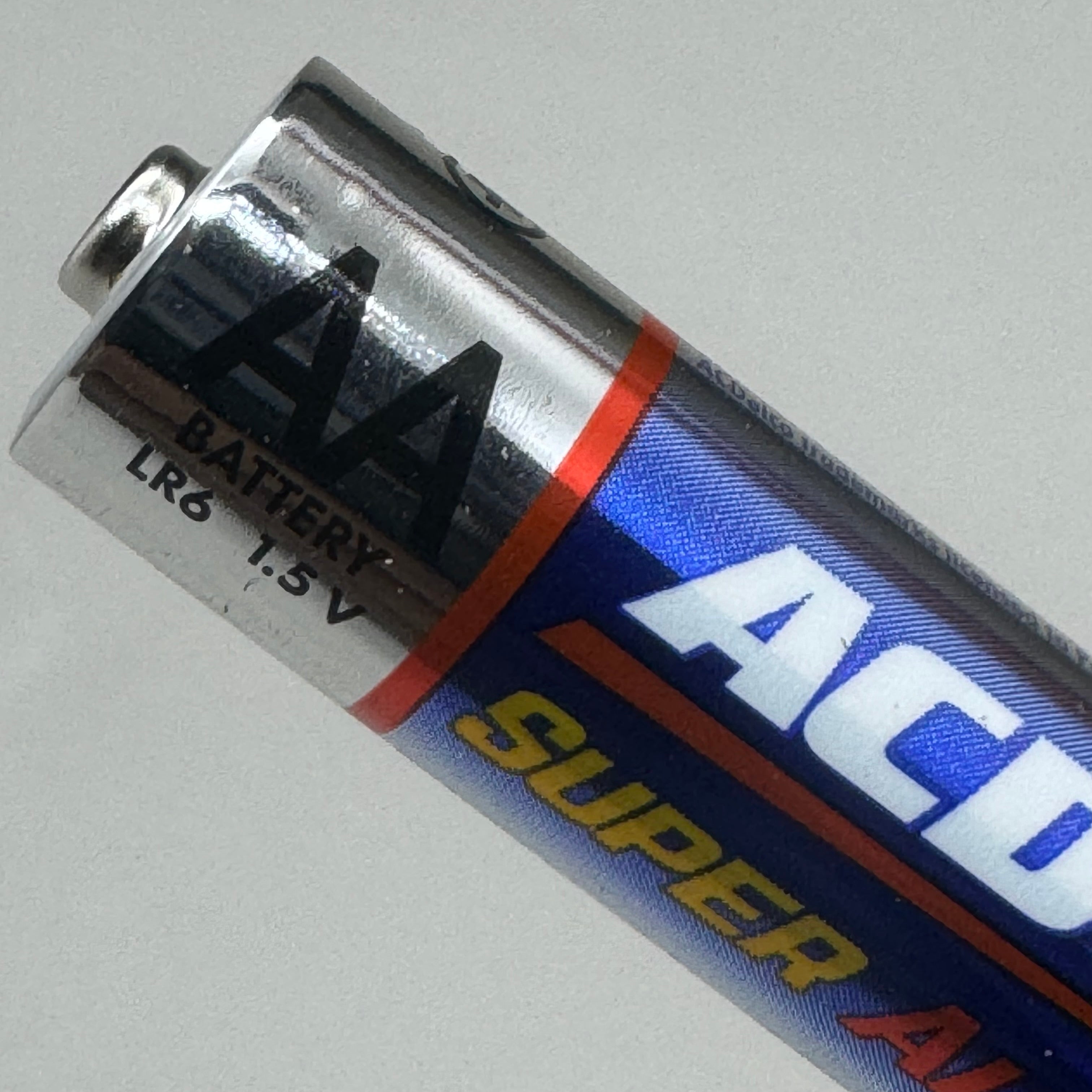 ACDELCO (5 PACK, 5 BATTERIES EACH) Alkaline Batteries AA 2”Lx1/2”W Gray/Blue