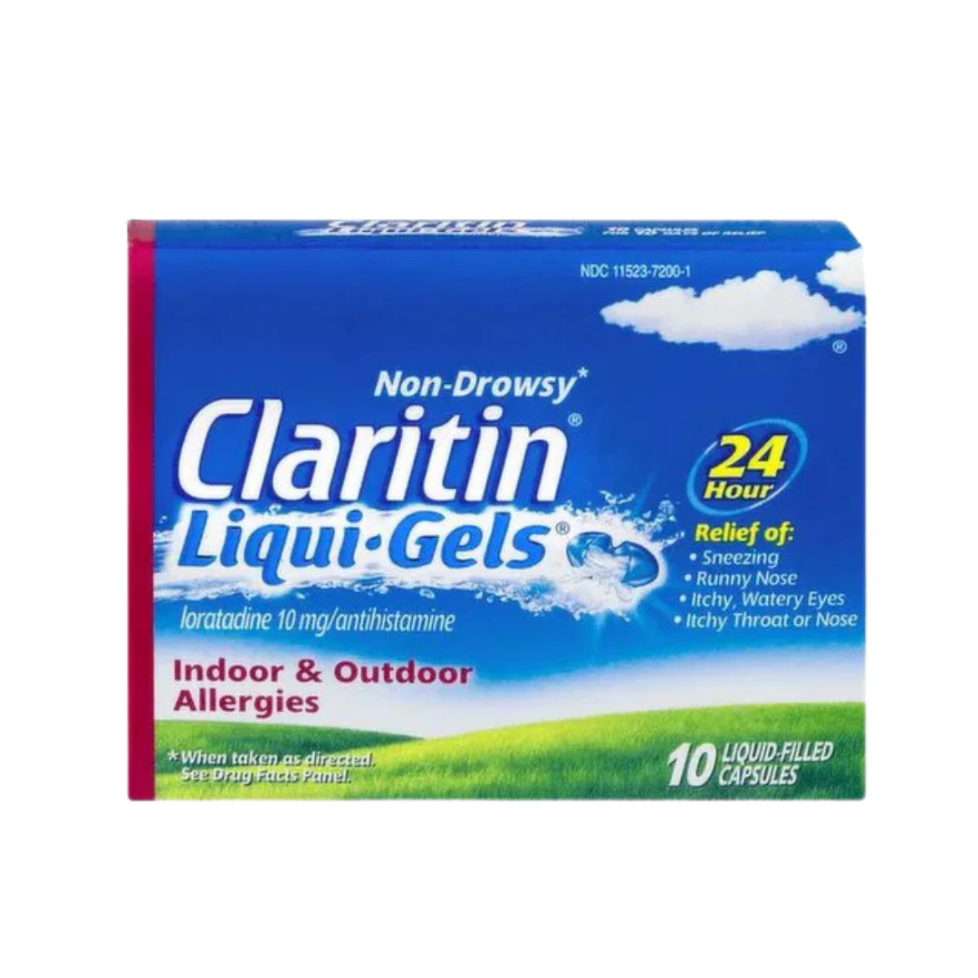 Claritin 24 Hour Non-Drowsy Allergy Relief Liqui-Gels (10ct)