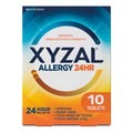 Xyzal Allergy 24HR Tablets Levocetirizine (10ct)