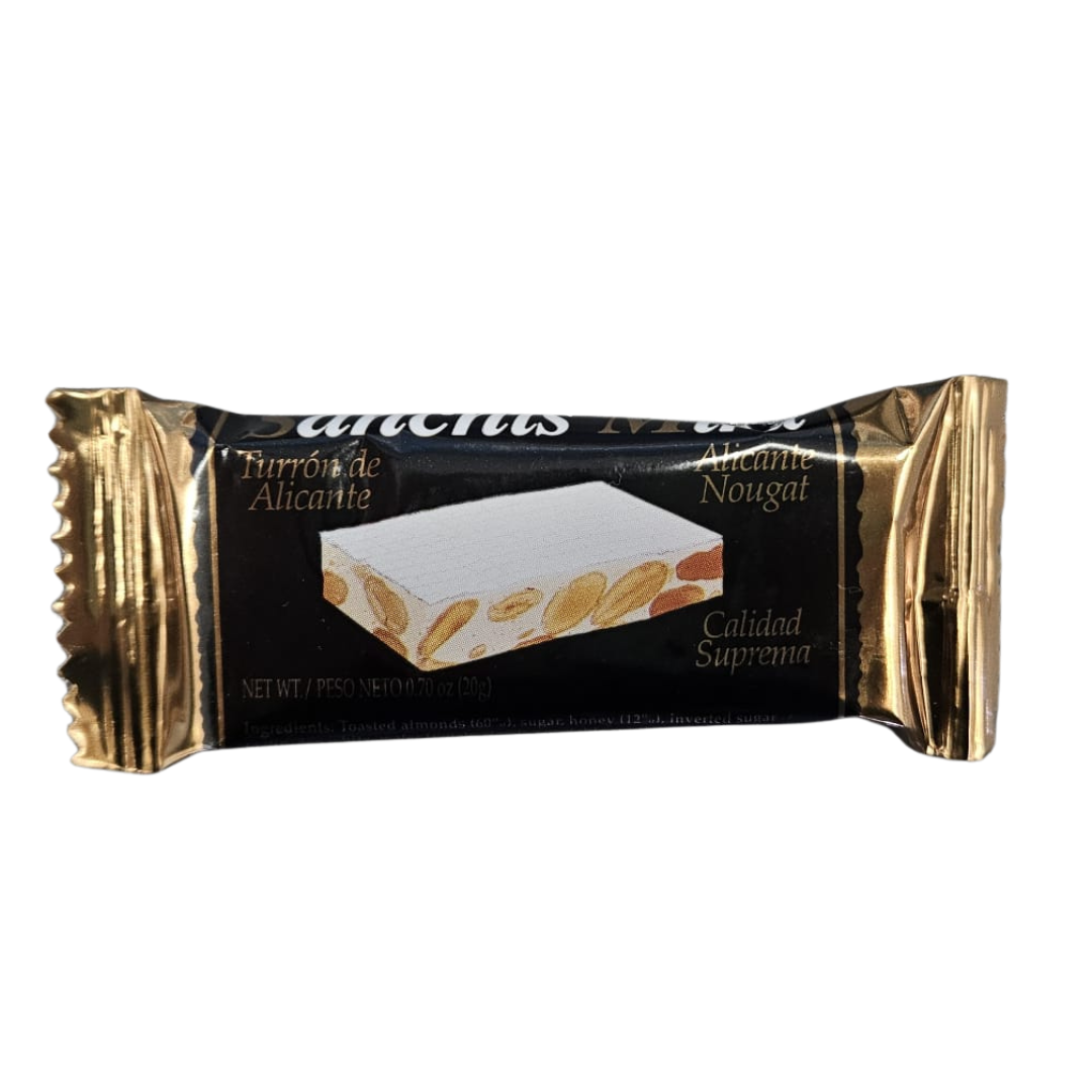 Alicante Portions Turrón Almond Nougat (0.7oz)