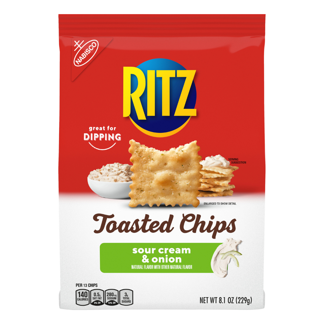 Ritz Toasted Chips Sour Cream Flavor (8.1oz)