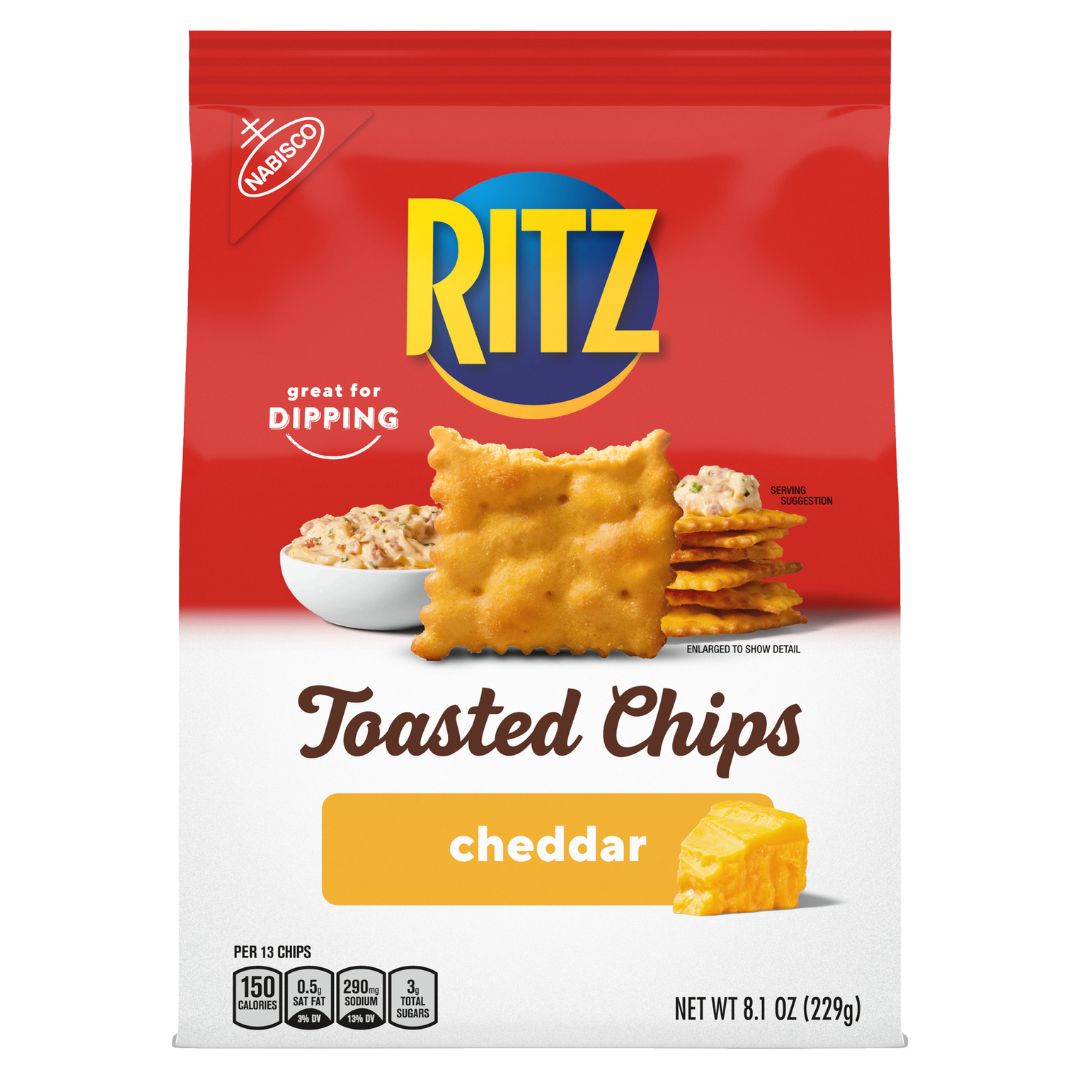 Ritz Toasted Chips Cheddar Flavor (8.1oz)