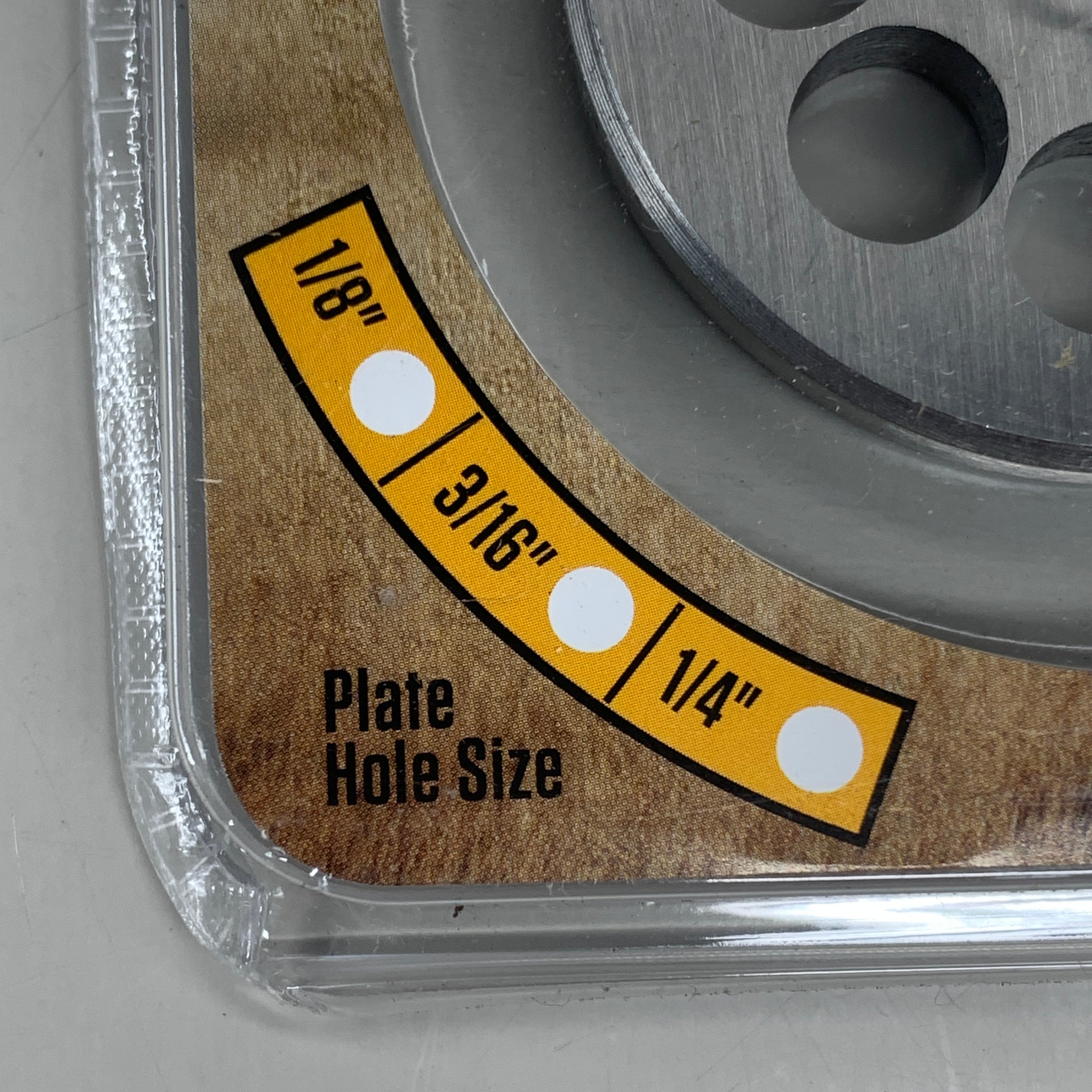 LEM Grinder Plate 10mm #5 (3/8") 2-1/8" Diameter Stainless Steel