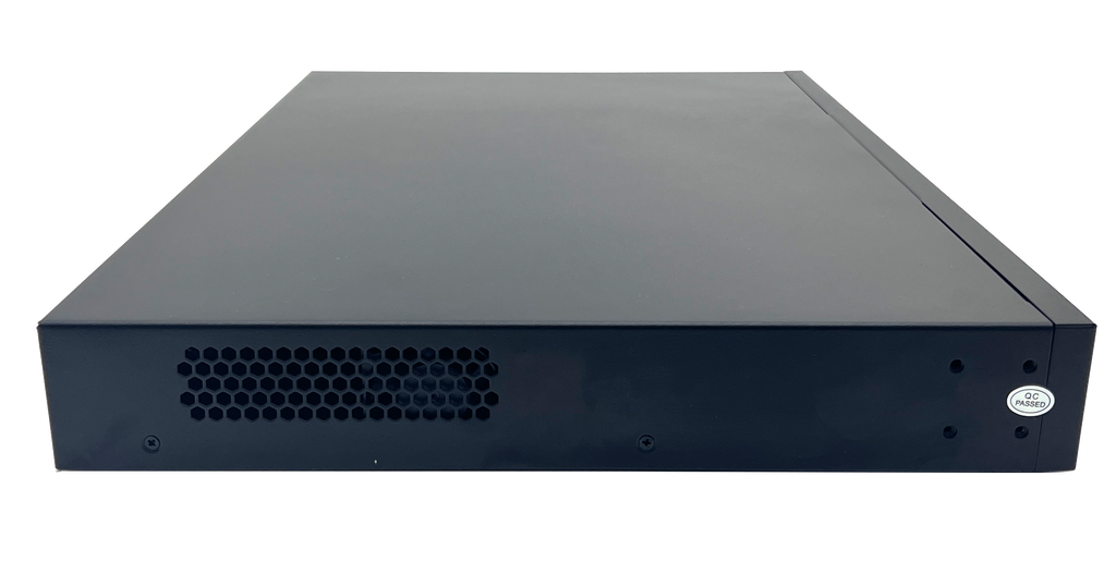 Silarius SIL-B24M3POE1G400 24 Ports 10/100/1000Mbps Gigabit Layer 3 Managed PoE+ switch with 4 Ports 10G SFP+ Uplink, 1 Console, 6KV surge protection, 400W, rack mount installation