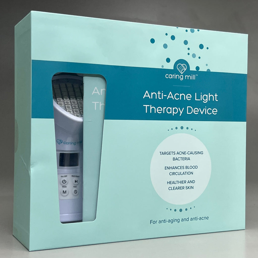 CARING MILL Anti-Acne Blue Light Therapy Device For Breakouts White 5985