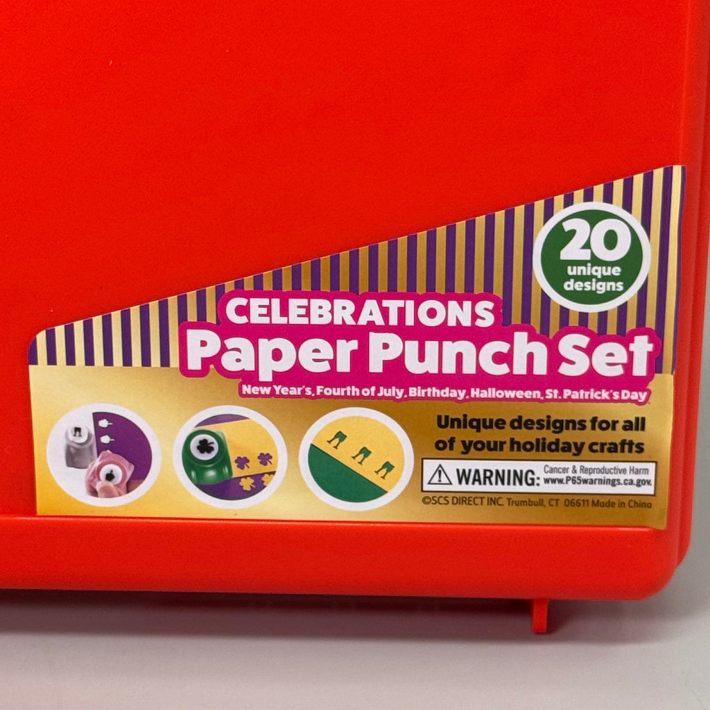 EVERY OCCASION (20 PACK!) Celebrations Paper Punch Set Multi-Color