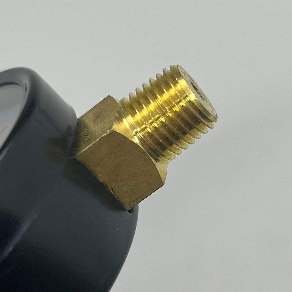 PASCO (2 PACK) Pressure Gauge 1/4" MPT Brass Connection 2-1/2" 100 PSI 1741