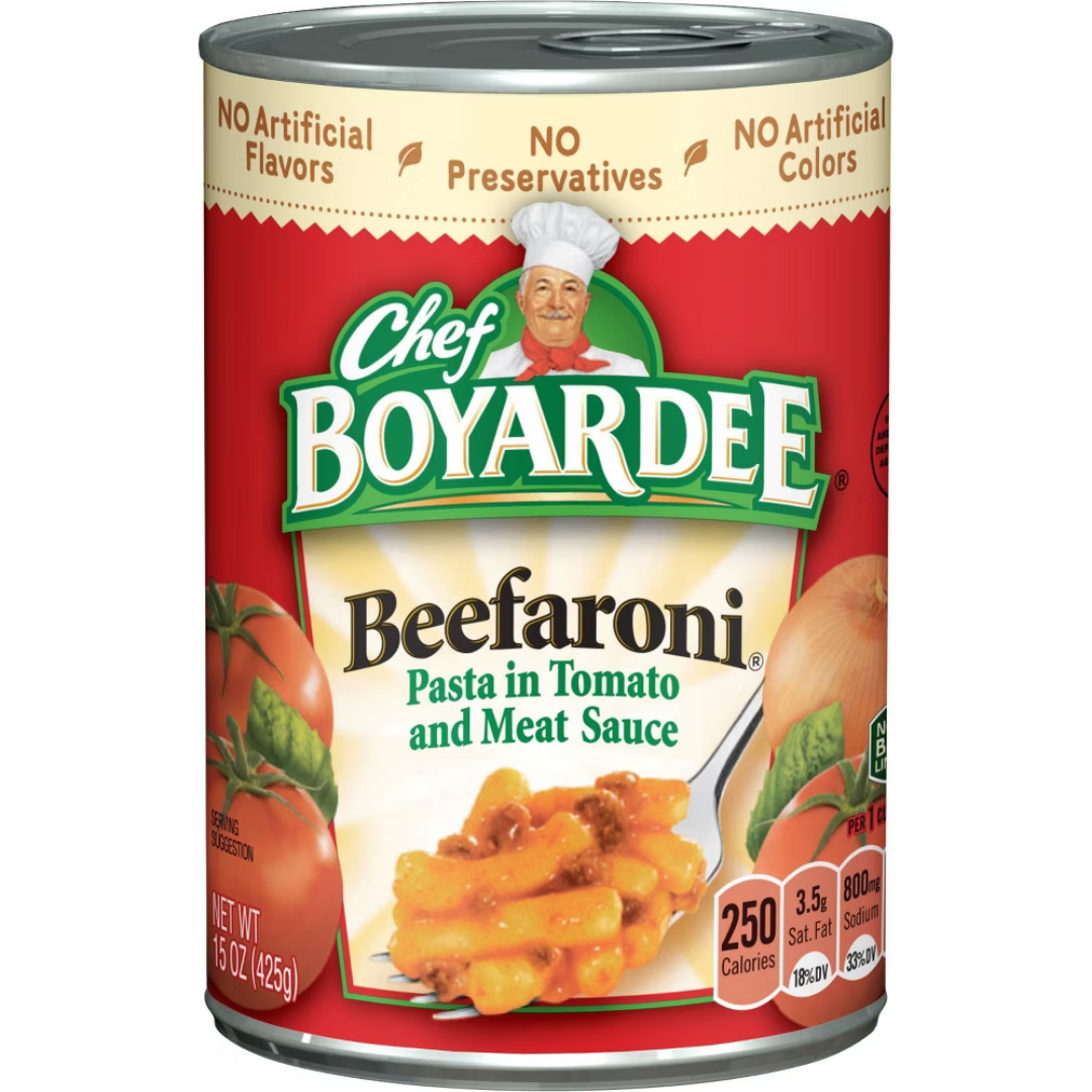 Chef Boyardee Beefaroni Pasta in Tomato & Meat Sauce (15oz)