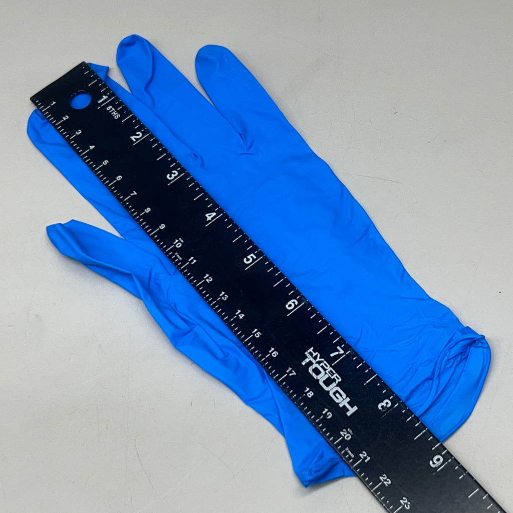 AMBITEX (100 Gloves) Nitrile Exam Gloves, Powder Free Size S N400 Series Blue