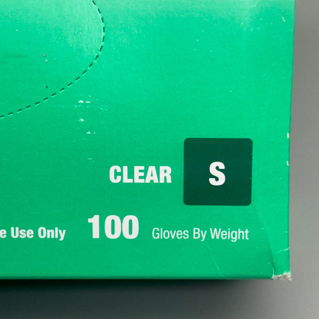 PROWORKS Protective Wear Powder Free Vinyl Disposable Gloves (100ct) Size S