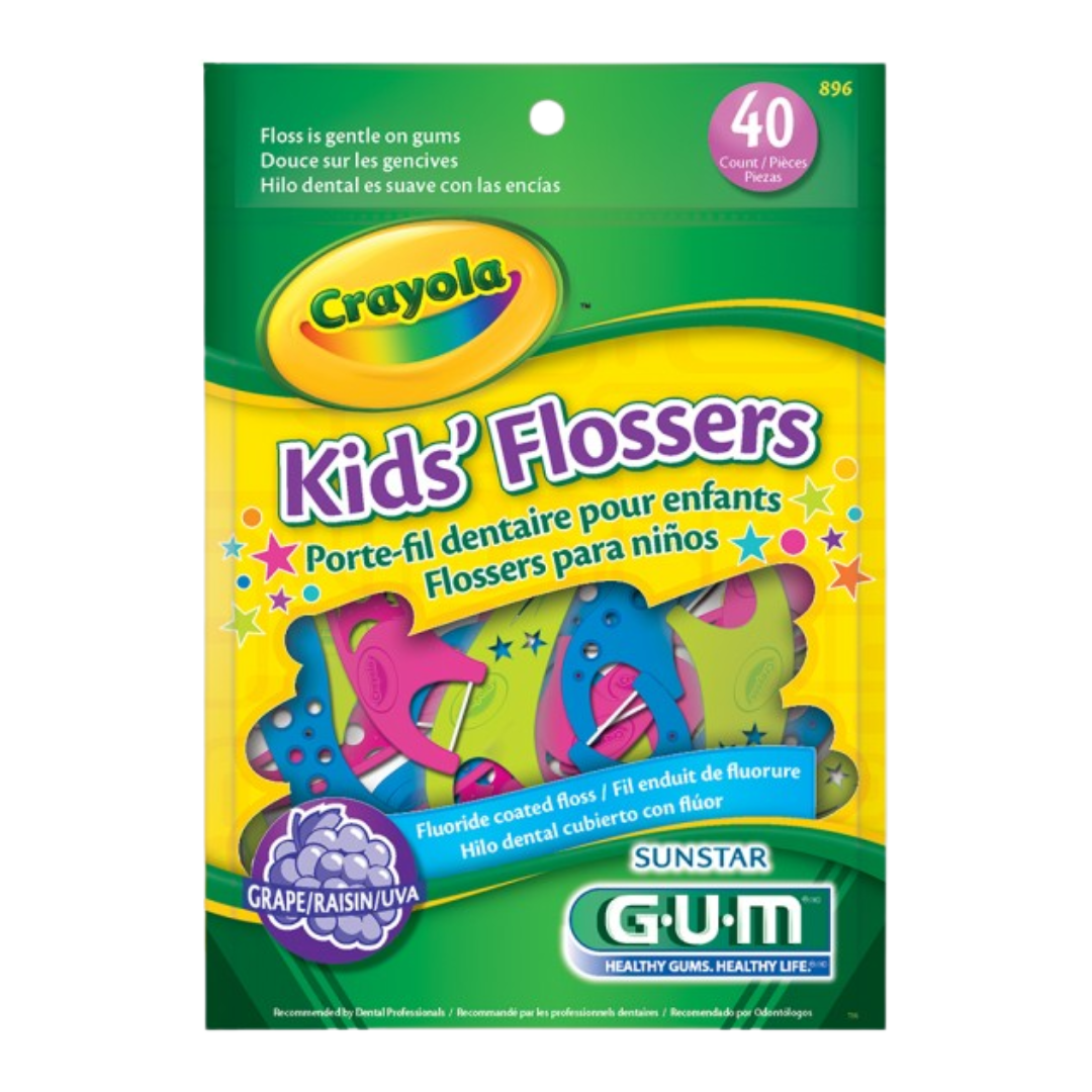 GUM Crayola 40 Flossers