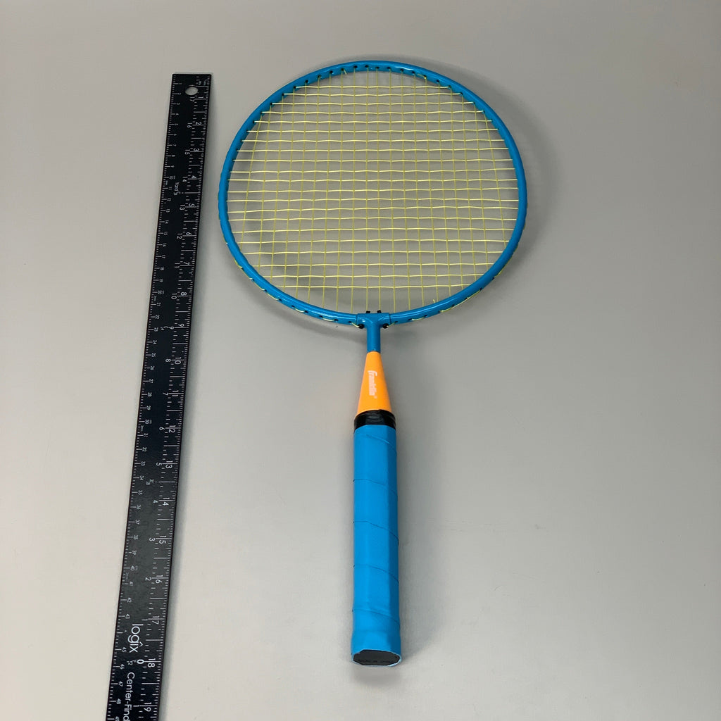 FRANKLIN (2 PACK, 4 Total Rackets) Smashminton Set of 2 Birdies 18 1/2" x 8" Orange/Blue 52608
