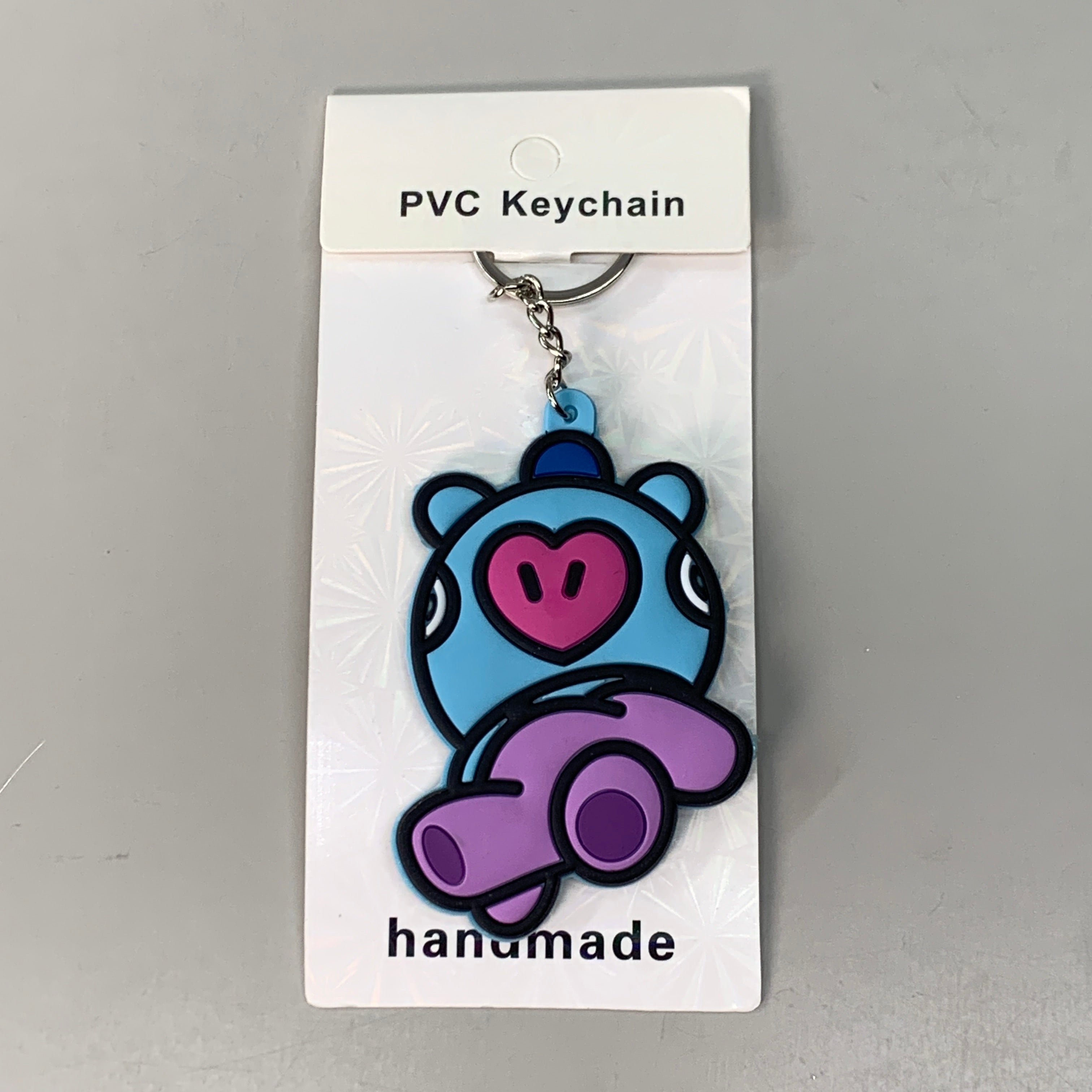 BTS 3-PACK! Kpop Korean Little Figure Tag Keychains of Characters Mang, Shooky & Chimmy (New)