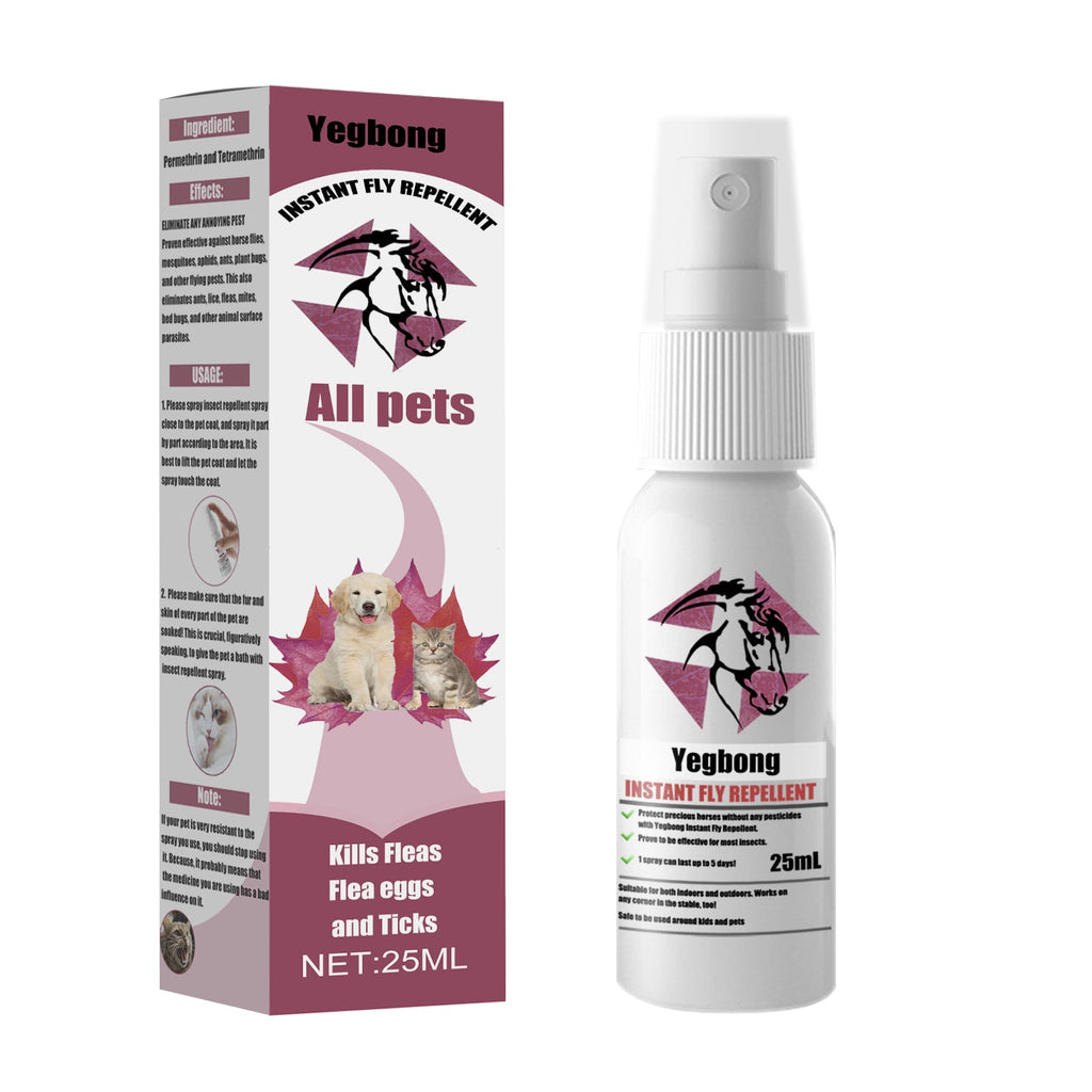 Pet Repellent, Flea Removal For Cats And Dogs External Tick And Tick Anti-Itch Spray For Cats And Dogs