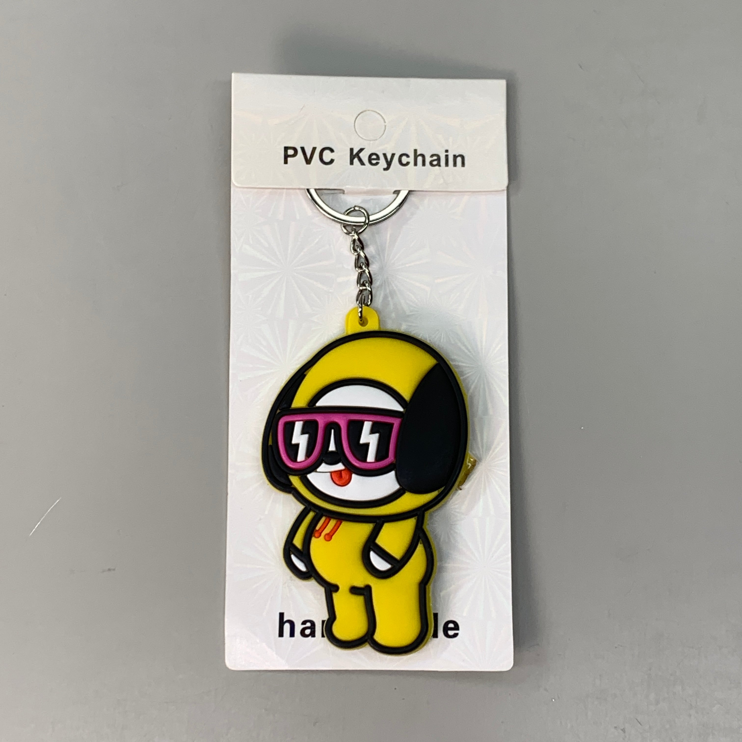 BTS 3-PACK! Kpop Korean Little Figure Tag Keychains of Characters Mang, Shooky & Chimmy (New)