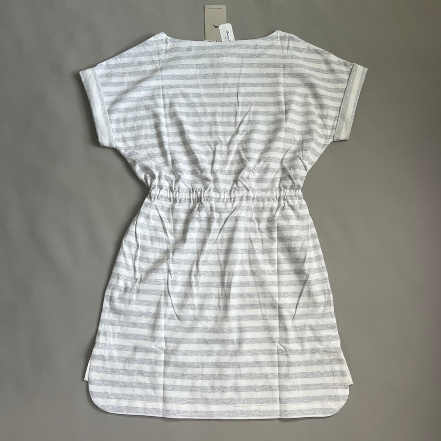 TOMMY BAHAMA Women's Short Sleeve Amira Stripe Short Dress Size M Grey (New)