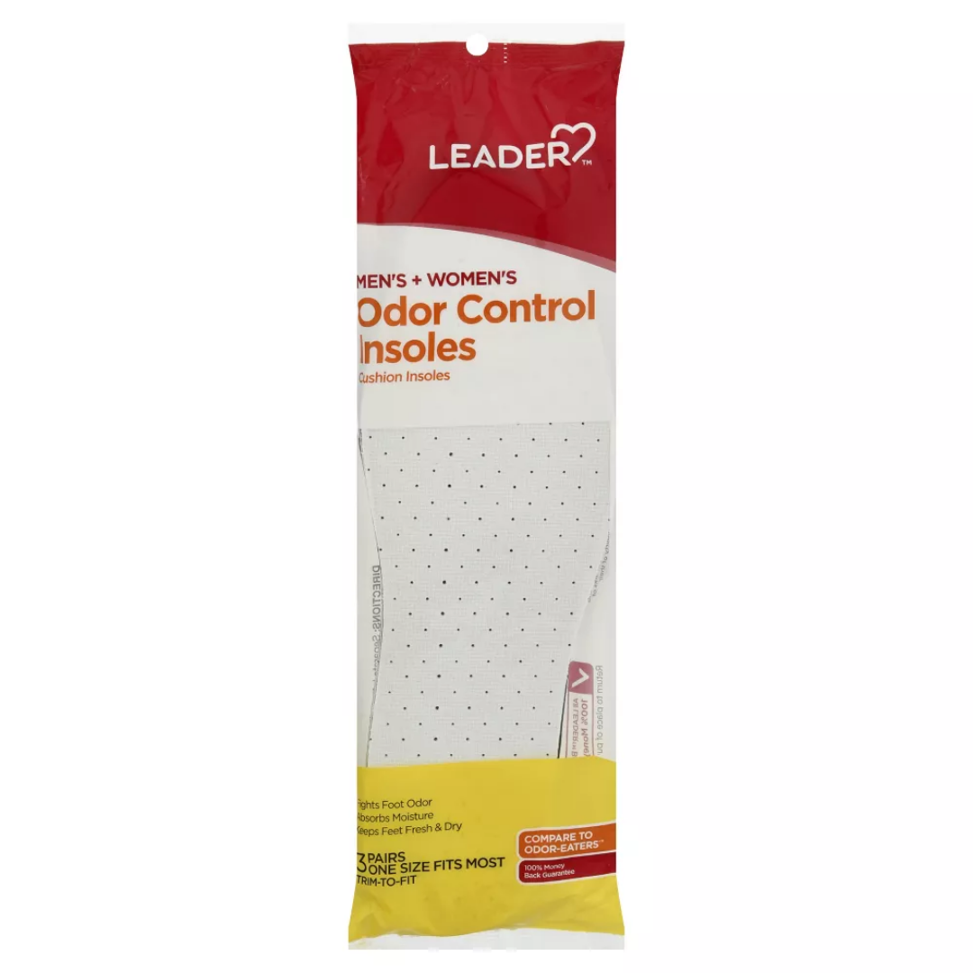 LDR Odor Control Insoles Men/Women Universal Size (1 Pair)