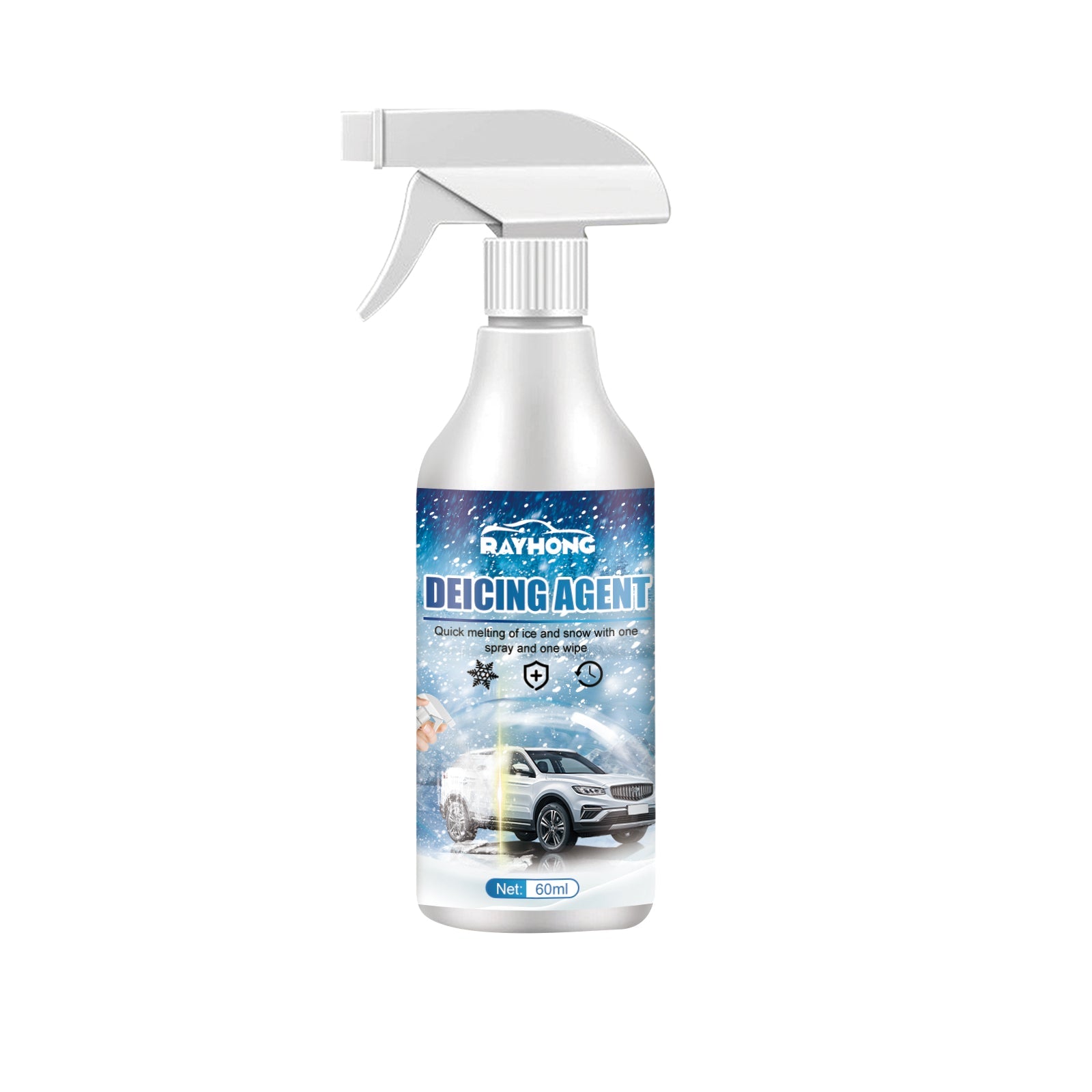 Melting Snow Remover Quick Melting Snow Remover For Car Glass In Winter Front Windshield And Window Snow Preventer