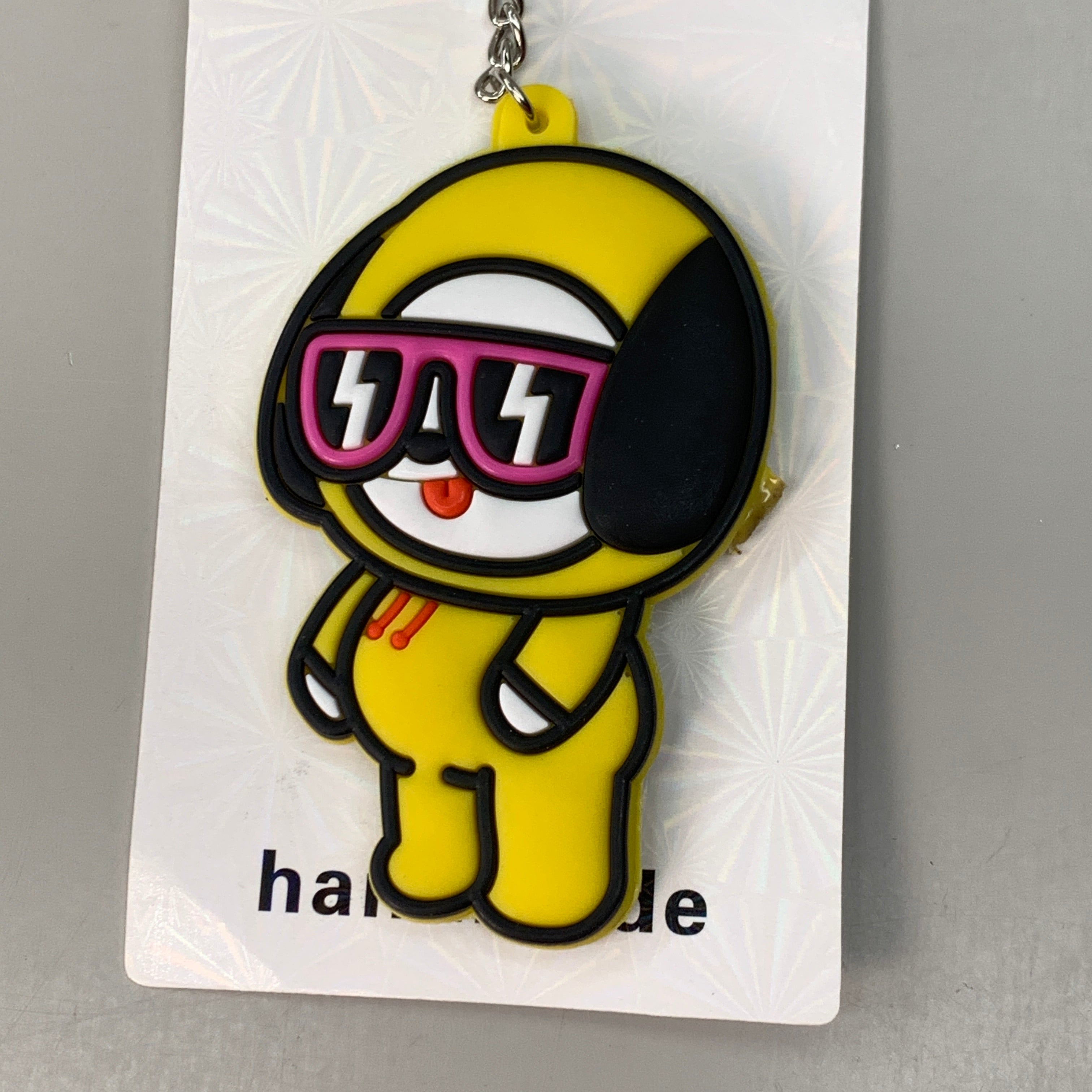 BTS 3-PACK! Kpop Korean Little Figure Tag Keychains of Characters Mang, Shooky & Chimmy (New)