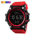 SKMEI 1384 Countdown Stopwatch Sport Watch Mens Watches Top Brand Luxury Men Wrist Watch Waterproof LED Electronic Digital Male Watch