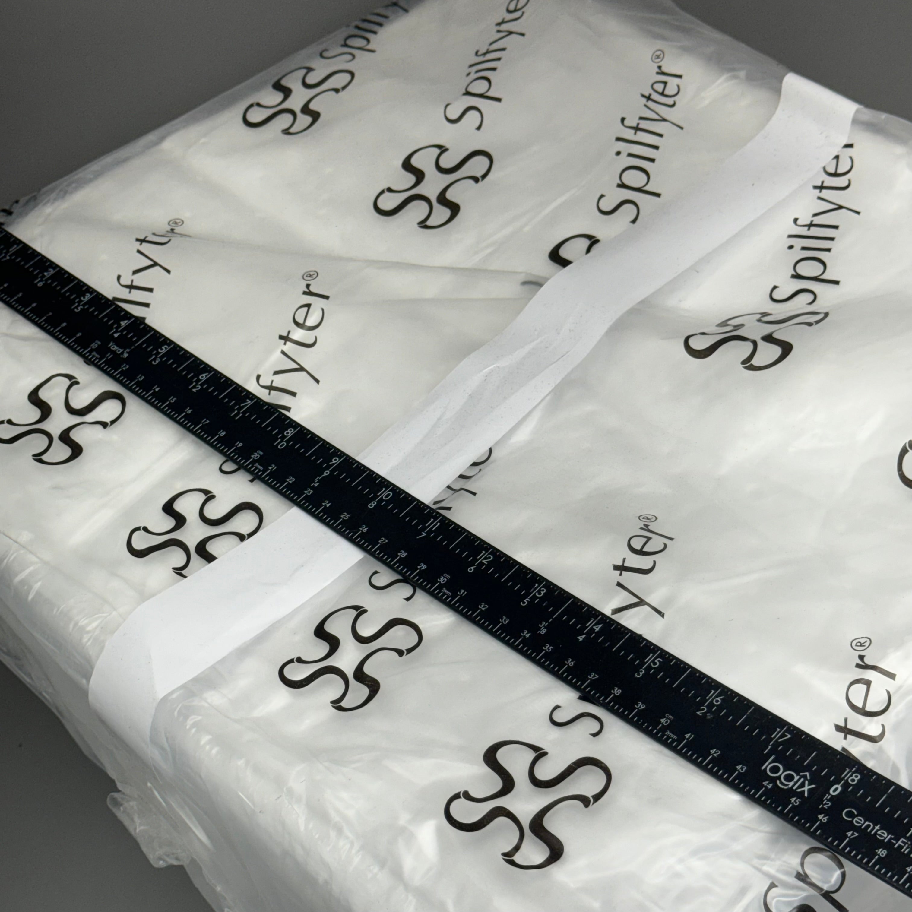 SPILFYTER OS-100 16”x18” Oil Only Absorbent Pads Pack of 100 White