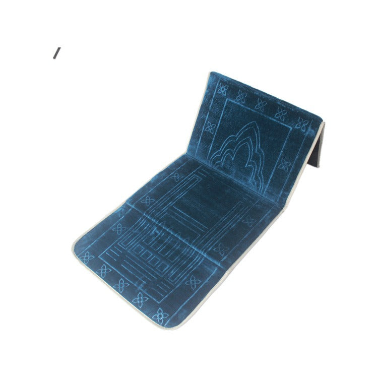 Flannel Fabric Portable Qibla Blanket Folding Worship Blanket Prayer Mat