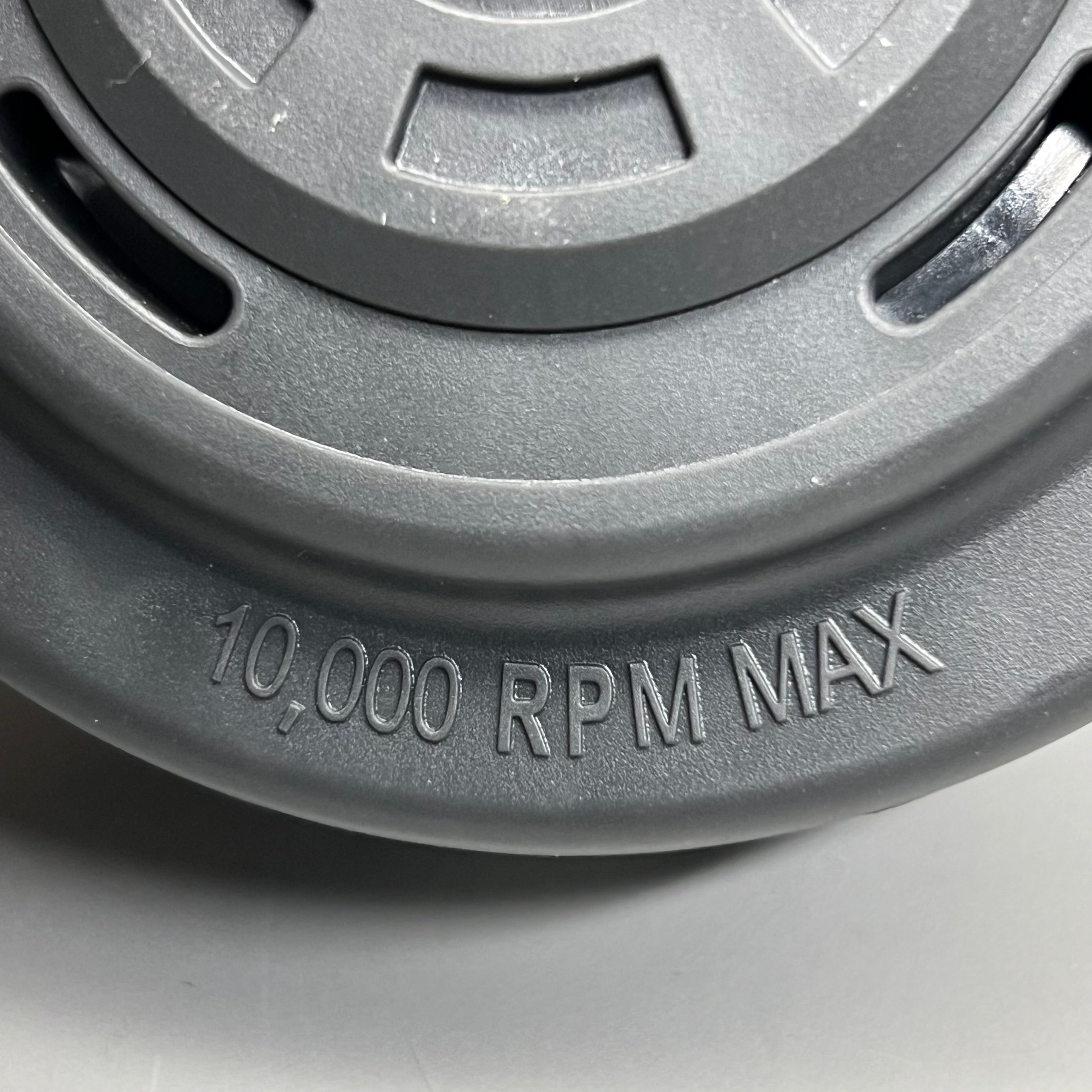 Arborless Trimmer Head with Green Knob and Grey Cover and Base 10,000 RPM Max 313318001