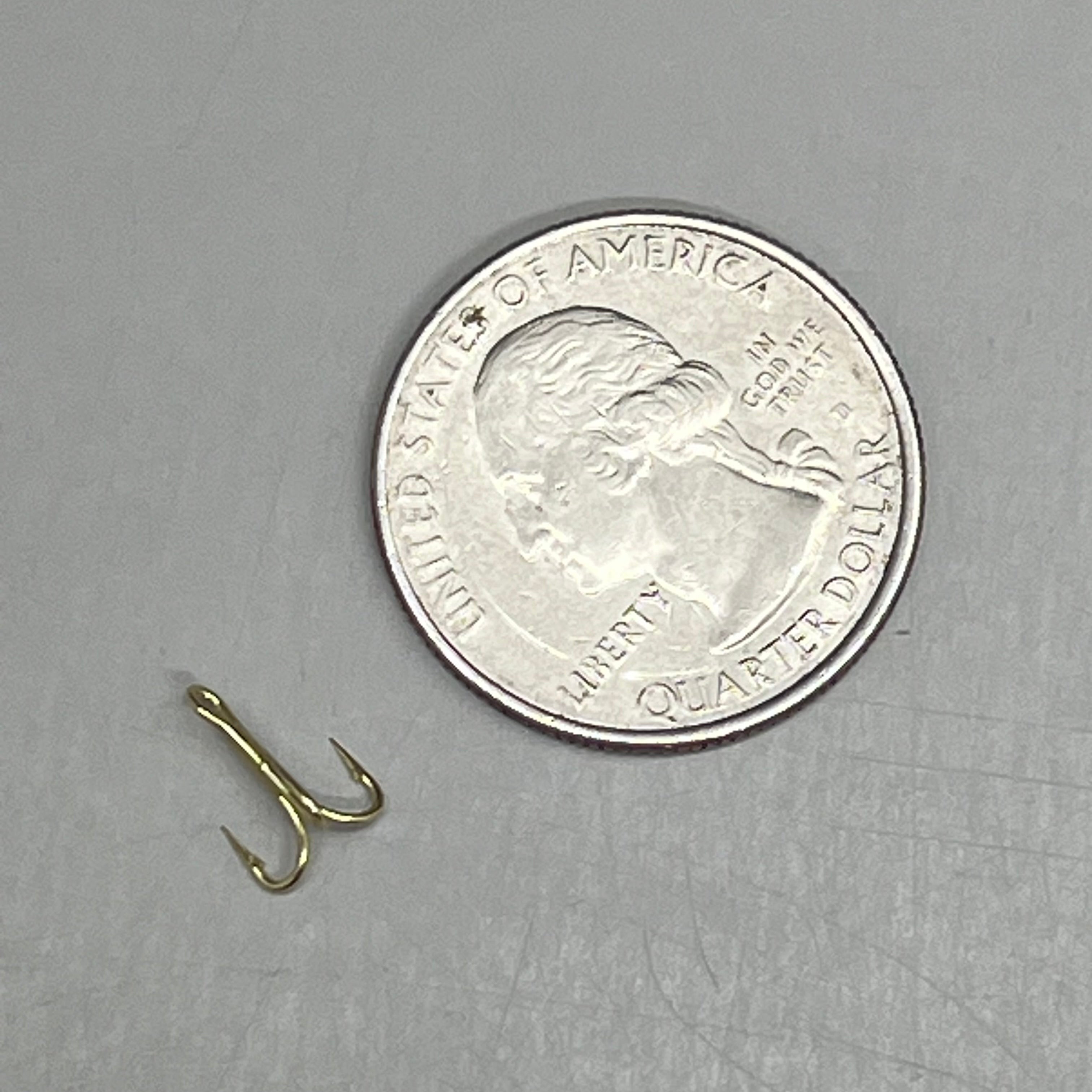 EAGLE CLAW (5 PACK) 2X Treble Hook Triple 2X Lure Repla Gold #16 20pc 376TS-16