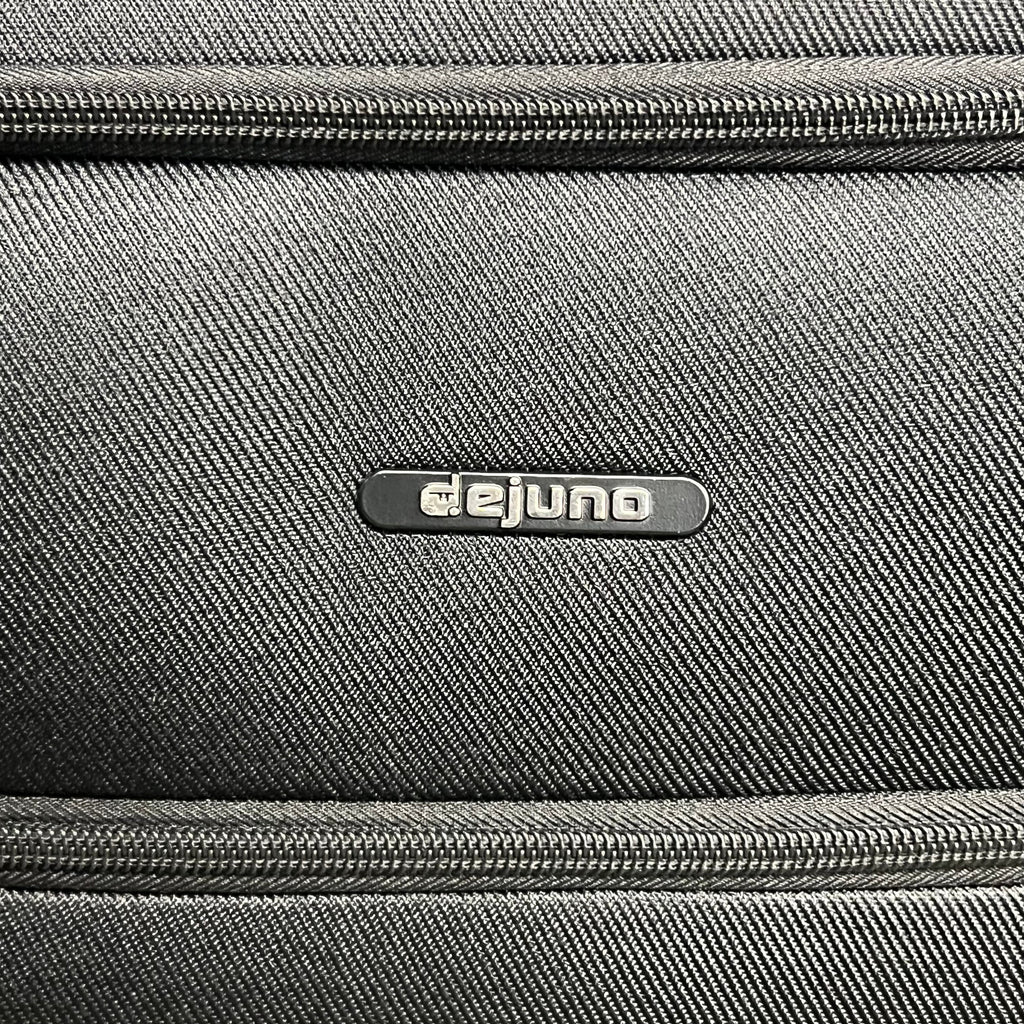 DEJUNO (3 PACK) Lightweight Expandable Spinner Luggage Suitcase Set Black 2302DJBF