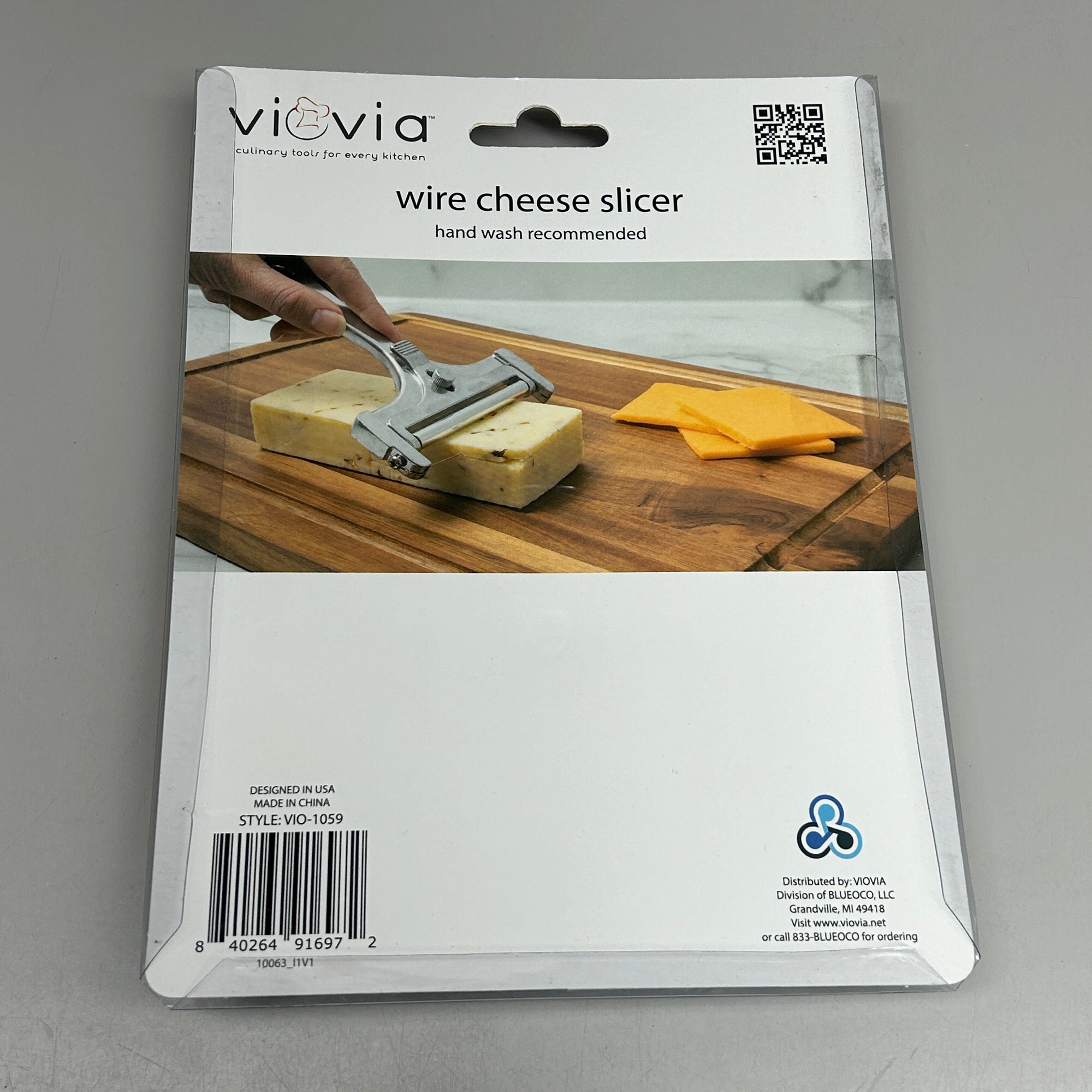 VIOVIA 2-PACK! Wire Cheese Slicer Stainless Steel VIO-1059 (New)