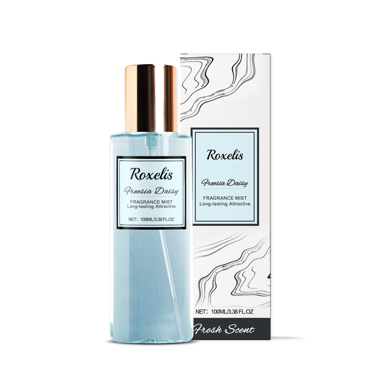 Roxelis Freesia Daisies Romantic Body Fragrance Light Fragrance Perfume Long Lasting Fresh Fragrance Fragrance Body Stay Fragrance Body Spray