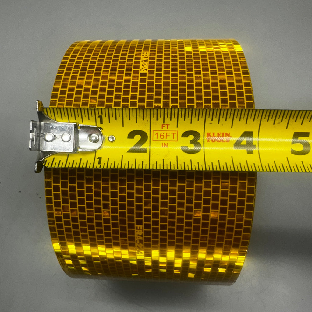 AVERY DENNISON Reflective Tape V-9701-RR YEL 4”Wx50Yd Golden