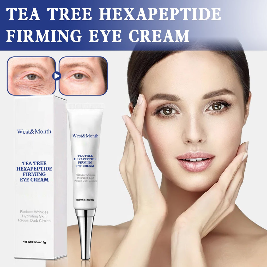 Tea Tree Hexapeptide Firming Eye Cream, Eye Care Cream To Reduce Fine Lines And Repair Eye Skin
